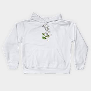 Wildflower Vintage Botanical Illustration Kids Hoodie